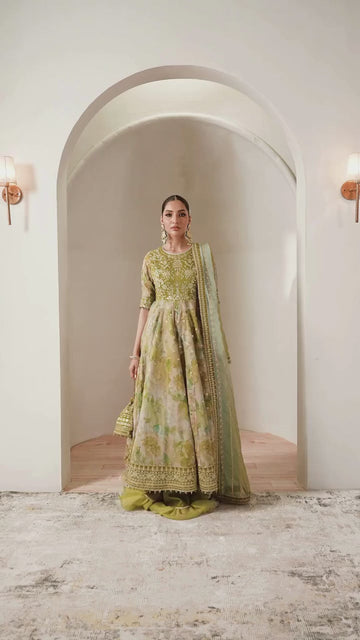 Alizeh AF-CH-2195-Renee Fleur Embroidered Printed Chiffon 2025